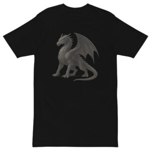 Dragon Men’s premium heavyweight tee - Black