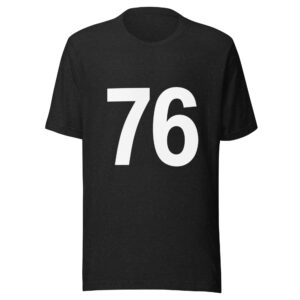 76 T-shirt - Black
